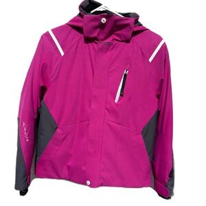 KJUS ski jacket magenta gray 10-12